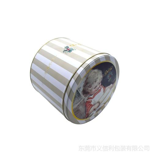 圆形曲奇饼干大铁桶生产厂家 东莞马口铁罐工厂如何以贸品质守护食品包装