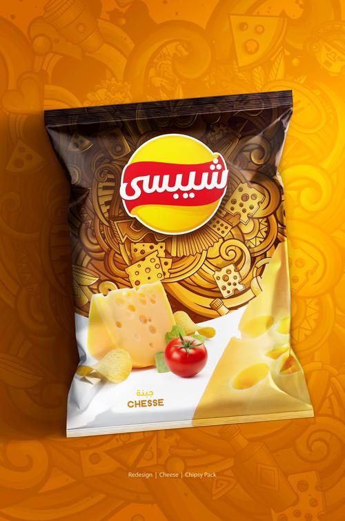 酥脆美学 Mohamed Tarek 的 Chipsy 薯片包装设计赏析